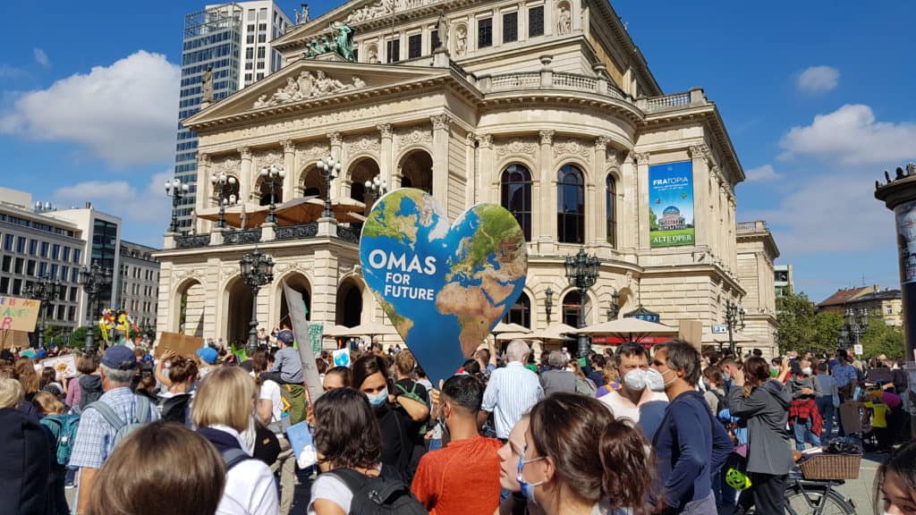 Klimastreik in Frankfurt. (Foto: jco)
